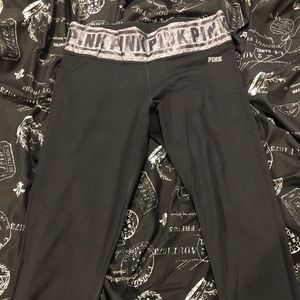 Two ways PINK Cropped Leggings